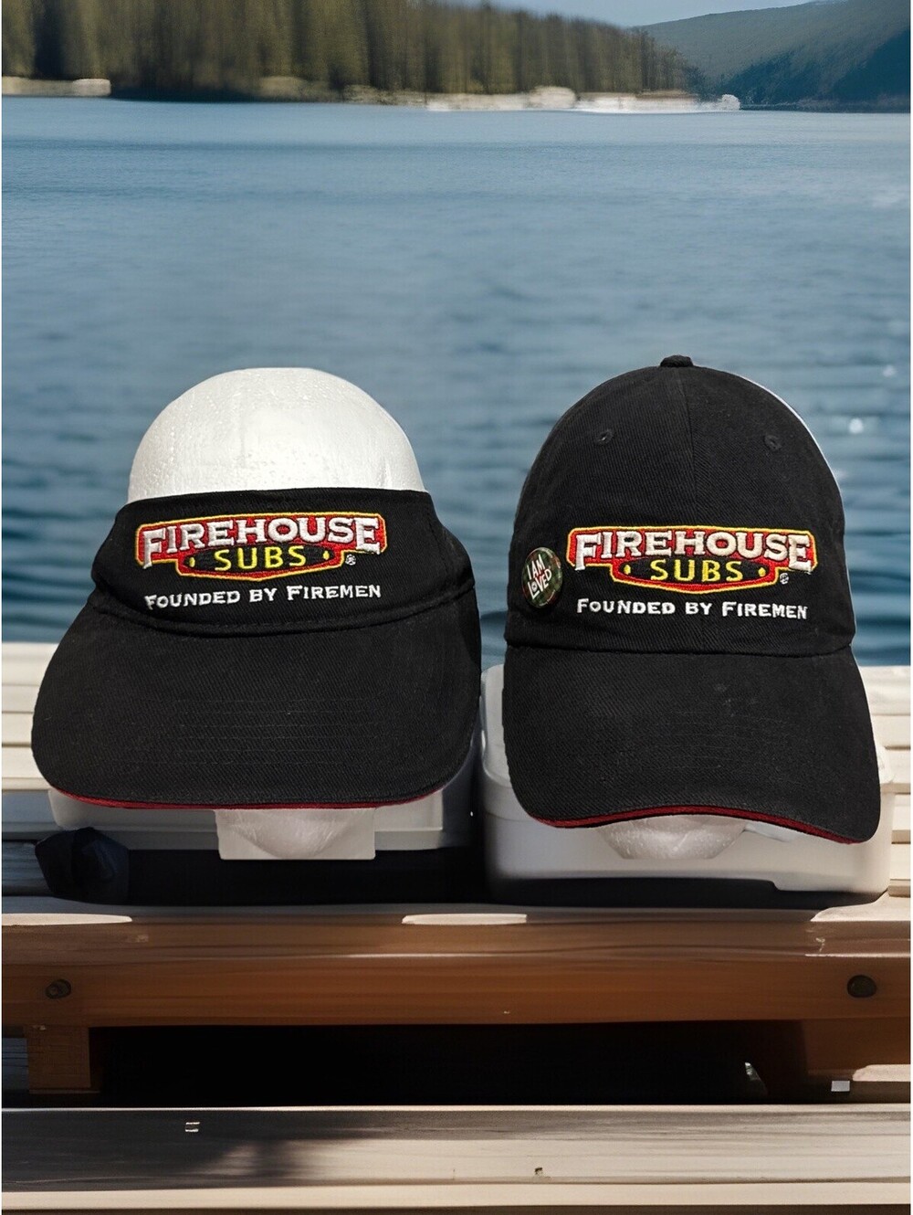Firehouse Subs Firemen Firefighter Founded Sandwich Shop Baseball Cap & Visor